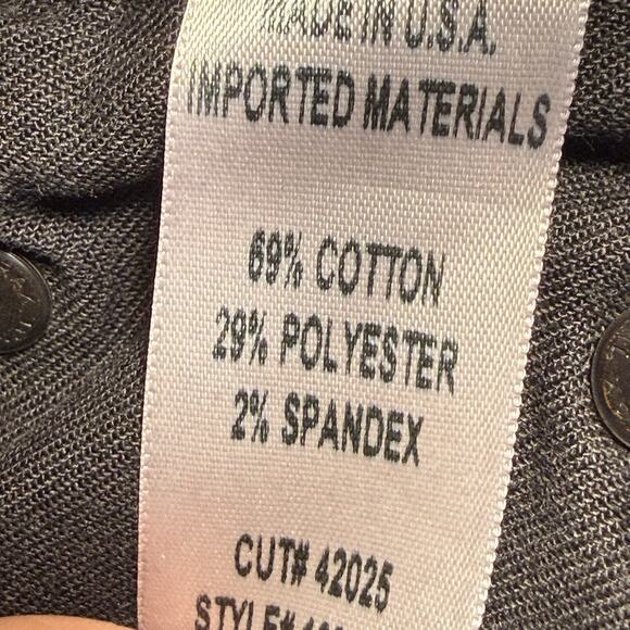 Citizens of Humanity Cara High Rise Cigarette Ankle Jeans Size 24 Washed Black - Picture 7 of 8